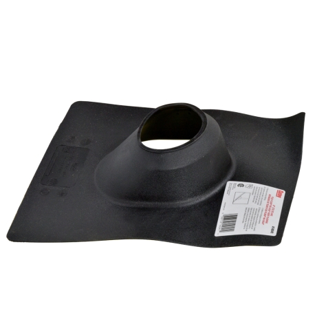 4" Pipe, Flex-Flash No-Calk Pitched Roof Chimney/Vent Flashing, 11.5" x 14" base