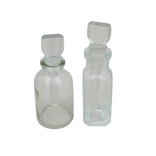 Individual Glass bottle Holds Acid 1/2 oz