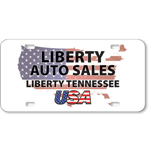 Vehicle Message Plates (6" x 12") Template #1