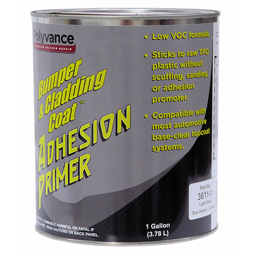 Bumper and Cladding Coat Adhesion Primer Low VOC Light Gray Gallon