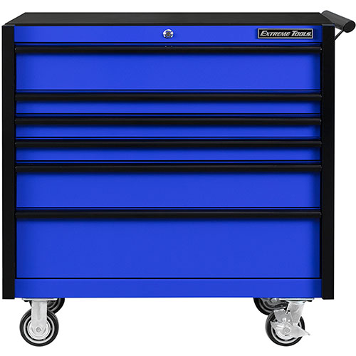 Extreme Tools DX Series 41in W X 25in D 6 Drawer Roller Cabinet100 lbs Slides