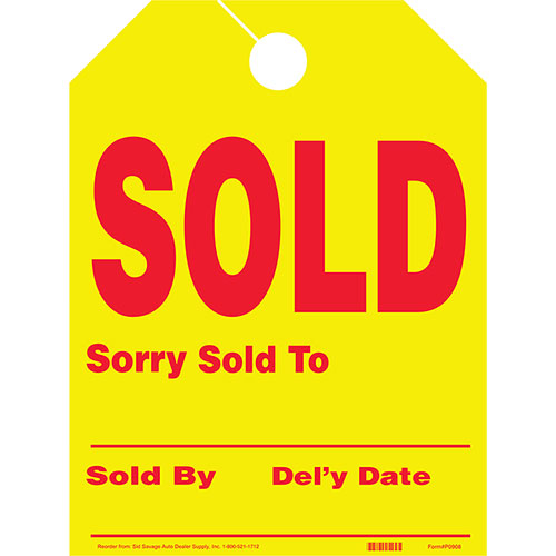 Fluorescent Mirror Tags-Sold 8.5" x 11.5" (50)