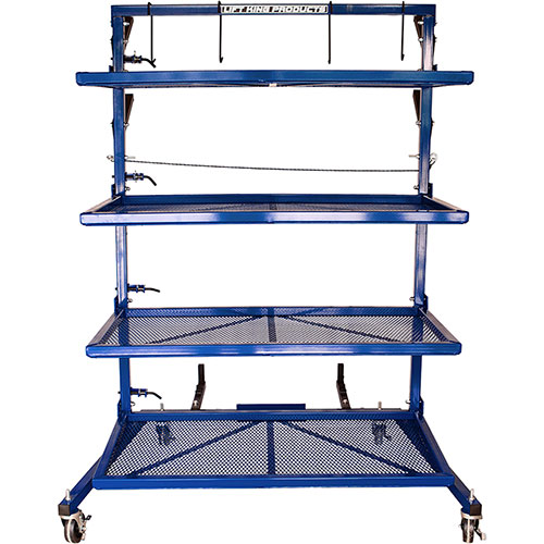 Lift King Heavy Duty Parts Cart - 4 Shelves - PC1000
