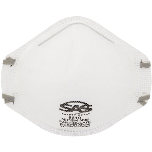 SAS Safety Corp N95 Particulate Respirator - 8610