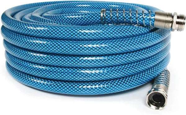 Camco 22853 TastePURE 50 ft Premium RV/Marine Drinking Water Hose – 5/8″ ID, Lead-Free, Kink-Resistant