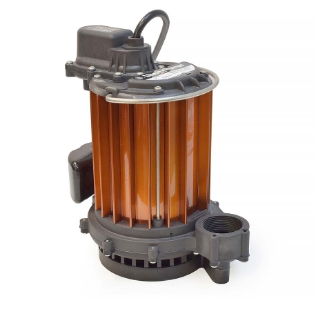 Automatic Sump Pump w/ Vertical Float Switch, 10' cord, 1/3 HP, 115V