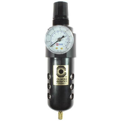 Opens dialog Coilhose Pneumatics 26FC3-DGJ 26 Series 3/8" Integral Filter/Regulator, Auto Drain, Gauge, 0-25 psi