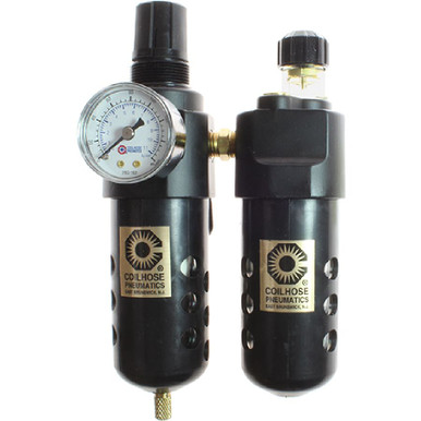 Opens dialog Coilhose Pneumatics 26FCL3-DG 26 Series 3/8" Integral F/R & Lubricator, Auto Drain, Gauge