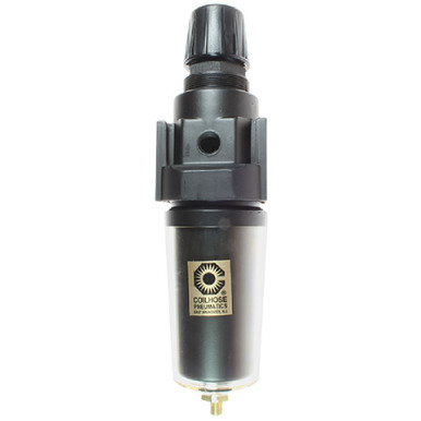 Opens dialog Coilhose Pneumatics 27FC3-SX 27 Series 3/8" Integral Filter/Regulator, Metal Bowl w/ Sight Glass, 5?