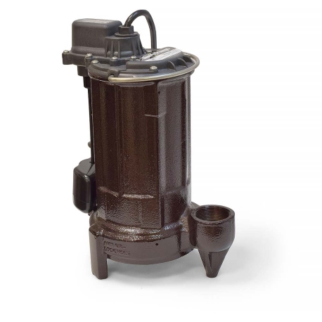 Automatic Sump/Effluent Pump w/ Vertical Float Switch, 10' cord, 1/2 HP, 115V