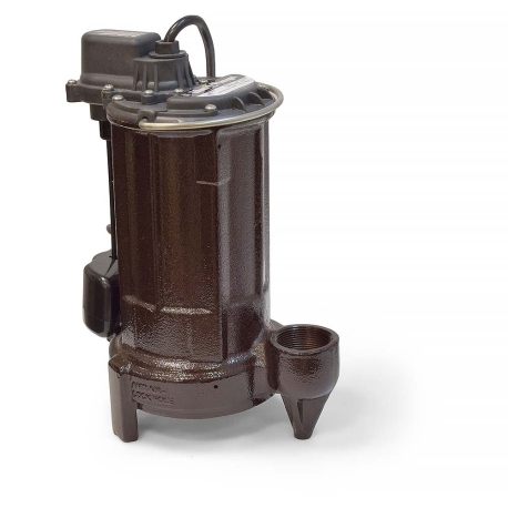 Automatic Sump/Effluent Pump w/ Vertical Float Switch, 25' cord, 1/2 HP, 115V