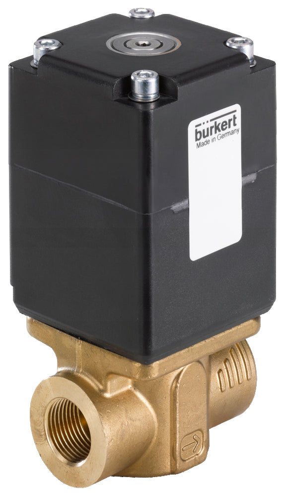 Solenoid Valve G3/8'' NC Brass FKM -1-8bar/-15-116psi 24VDC Oxygen Fat/Oil Free 2875 255472