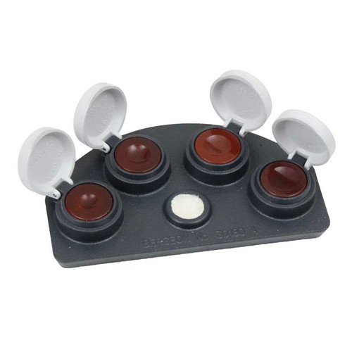 Bergeon 30180-A Watch Oil Dip Oiler Stand Die-Cast with Ruby Wells