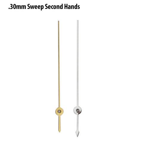 Sweep Second Center Hands For Watches Hole Size .30mm
