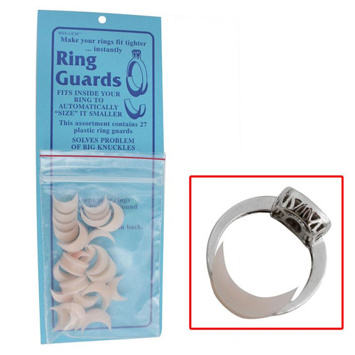 Wes-Gem Plastic Ring Guards Assortment 27 Pieces
