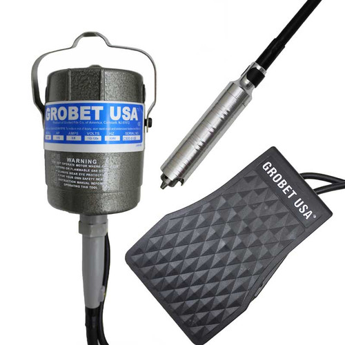 Flex Shaft Kit 1/10 HP C-300 with Hand Piece and Foot Pedal