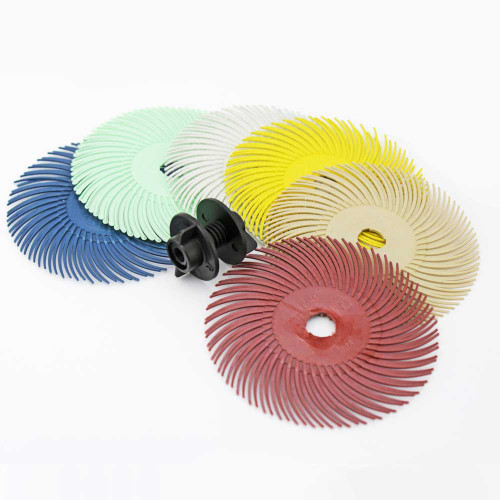 3 Inch 3M Radial Polishing Discs Set with Adaptor