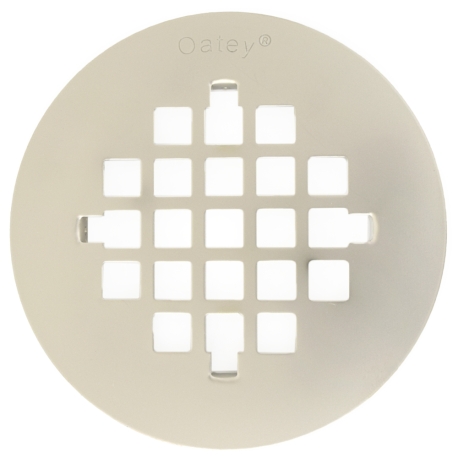 4-1/4" Satin Nickel (UltraShine PVD ) Round Snap-Tite Strainer for Oatey Shower Drains