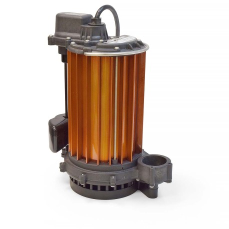 Automatic Sump Pump w/ Vertical Float Switch, 10' cord, 1/2 HP, 115V