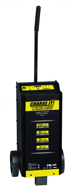 Wheeled Battery Charger (40/20/5/200 Amp. 6/12 Volt)