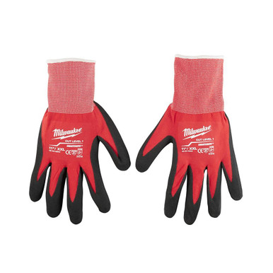 Milwaukee 48-22-8904 Cut Level 1 Dipped Gloves XXL