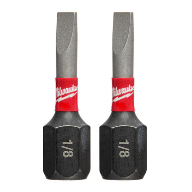 Milwaukee 48-32-4416 Insert Bit Slotted 1/8 in 2pk