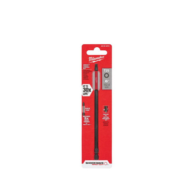 Milwaukee 48-32-4810 6 in SHOCKWAVE Impact Bit Torx T25