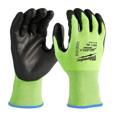 Milwaukee 48-73-8923 High-Visibility Level 2 Gloves XL