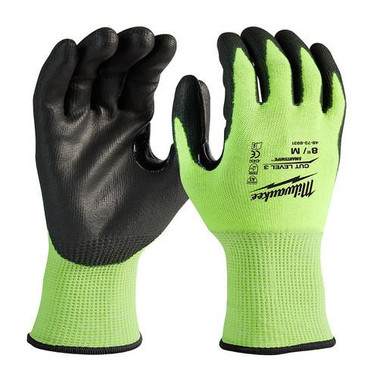 Milwaukee 48-73-8931 High-Visibility Level 3 Gloves M