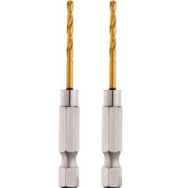 Milwaukee 48-89-4603 3/32 in Titanium 1/4 in Hex 2pk
