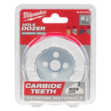 Milwaukee 49-56-0722 2-1/8 in. Hole Dozer with Carbide Teeth