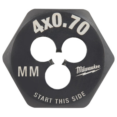 Milwaukee 49-57-5319 M4-0.70 mm 1 Inch Hex Threading Die