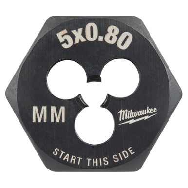 Milwaukee 49-57-5329 M5-0.80 mm 1 Inch Hex Threading Die