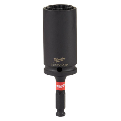 Milwaukee 49-66-5124 Linemans 12PT 15/16 and 1-1/8 Socket