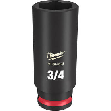 Milwaukee 49-66-6125 Impact 3/8 Drive 3/4 in Deep 6 Pt Socket