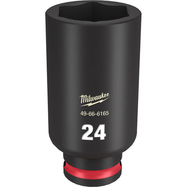 Milwaukee 49-66-6165 Impact 3/8 Drive 24mm Deep Socket
