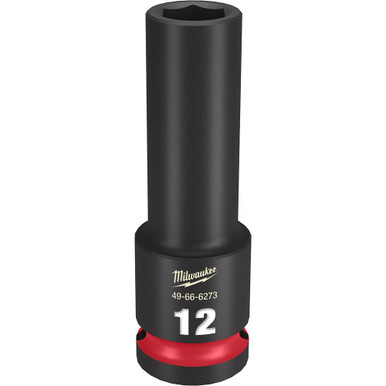 Milwaukee 49-66-6273 Impact 1/2 Drive 12MM Deep Socket
