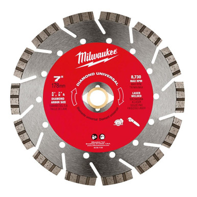 Milwaukee 49-93-7120 7 in Diamond Segmented Saw Blade