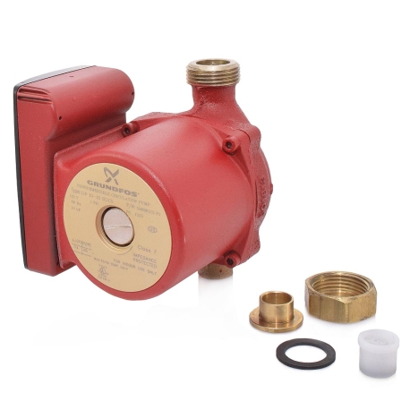 UP15-18BUC5 Bronze Circulator Pump w/ IFC, 1/2" Sweat (Union), 1/25 HP, 115V