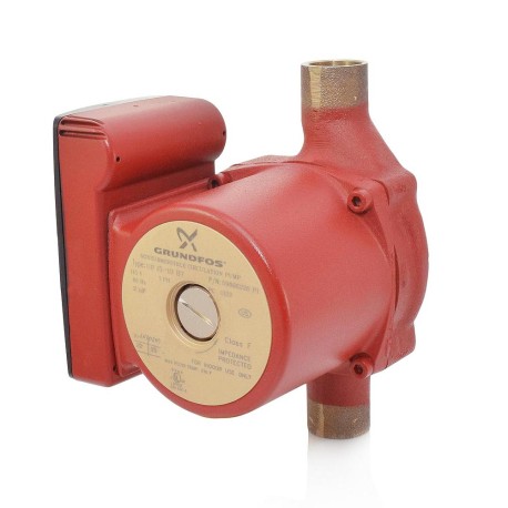 UP15-10B7 Bronze Circulator Pump, 3/4" Sweat, 1/25 HP, 115V