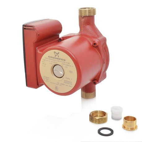 UP15-10BUC7 Bronze Circulator Pump w/ IFC, 3/4" Sweat (Union), 1/25 HP, 115V