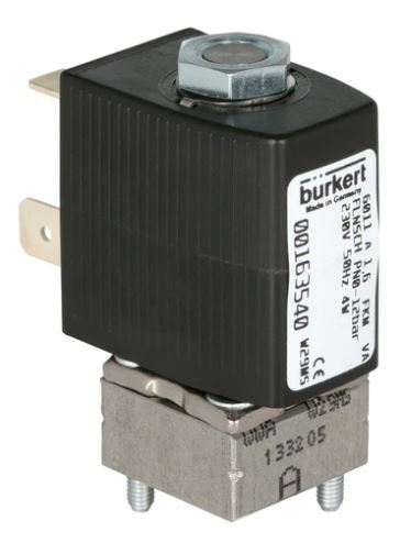 Solenoid Valve 20x20mm SFB Flange NC Stainless Steel FKM -6bar/0-87psi 12VDC 6011 169250