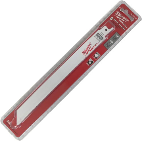 Milwaukee 9-Inch, 14 Teeth per Inch, Sawzall Blades, 5-Pack