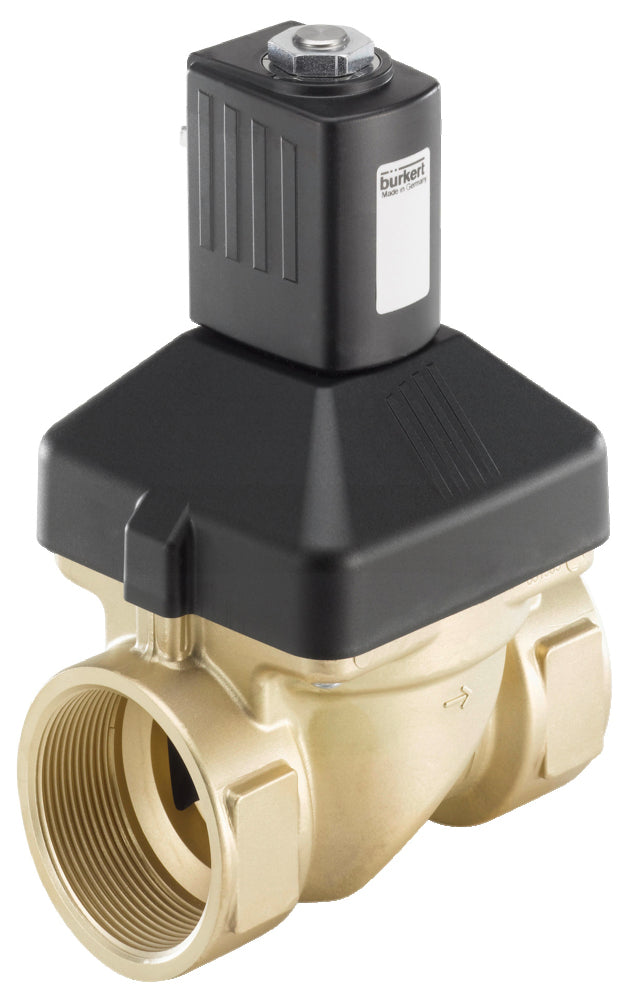 Solenoid Valve NPT 2'' NC Brass FKM 0-6bar/87psi 24VDC 6213 273584