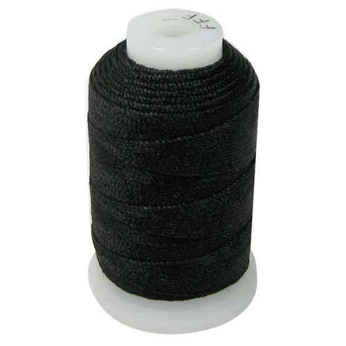 Black Bead Cord Silk Size F .348mm 140 Yard Spool CLEARANCE