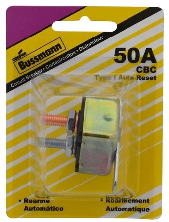 Bussmann CBC-50B Type I, CBC Circuit Breaker – 50 Amp