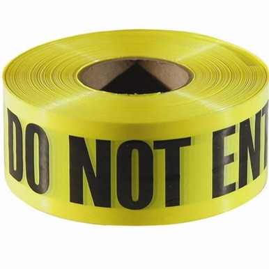 Empire 77-1006 CAUTION DO NOT ENTER Tape 3 in x 1000 ft