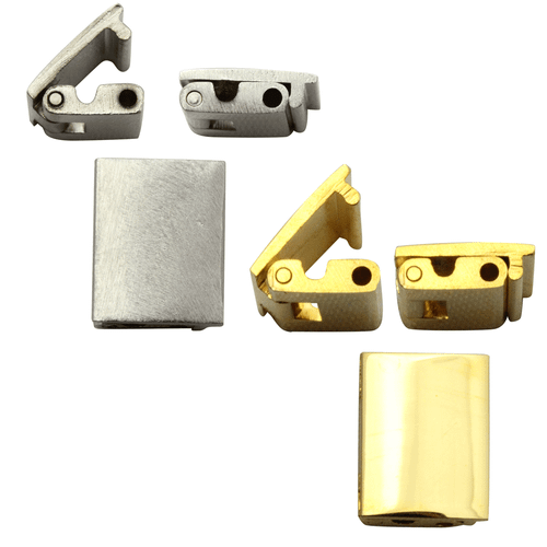 Watch Band Clasp Solid Link Fold Over Single Channel Clasps Series 302