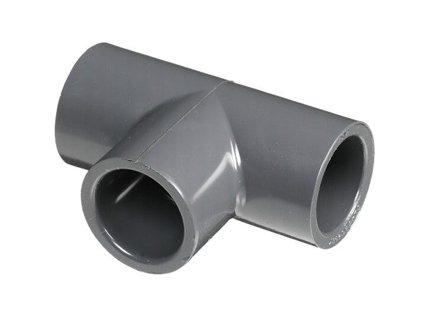8" Sch 80 PVC Tee - Soc 801-080F (Fabricated Fitting)