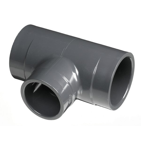 3" x 1-1/4" Sch 80 PVC Reducing Tee - Soc 801-336
